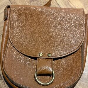 Vintage Brown Leather Women's Bag